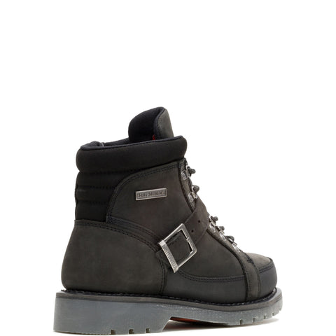 Harley-Davidson Stinson D96281 Mens Black Nubuck Motorcycle Boots