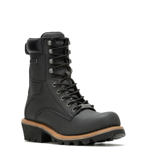 Harley-Davidson Tyson Flash D96295 Mens Black Leather Motorcycle Boots