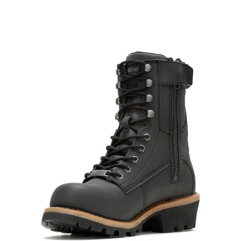 Harley-Davidson Tyson Flash D96295 Mens Black Leather Motorcycle Boots