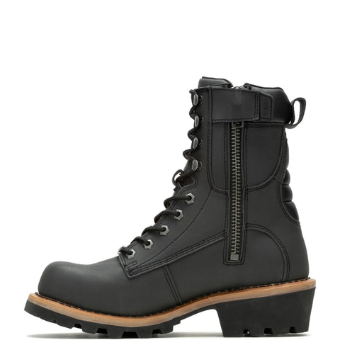 Harley-Davidson Tyson Flash D96295 Mens Black Leather Motorcycle Boots