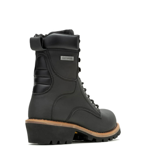 Harley-Davidson Tyson Flash D96295 Mens Black Leather Motorcycle Boots