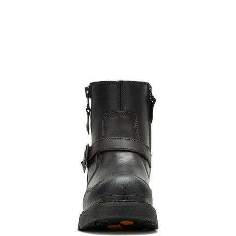 Harley-Davidson Hadan 6" D96296 Mens Black Leather Lace Up Motorcycle Boots