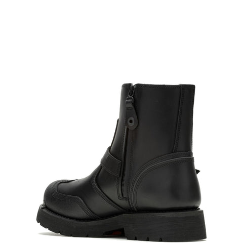 Harley-Davidson Hadan 6" D96296 Mens Black Leather Lace Up Motorcycle Boots