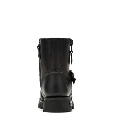 Harley-Davidson Hadan 6" D96296 Mens Black Leather Lace Up Motorcycle Boots