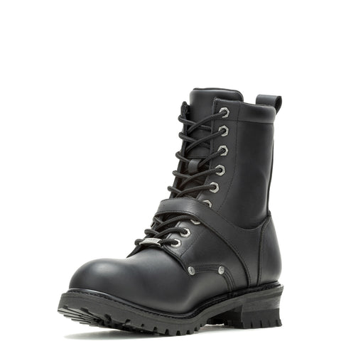 Harley-Davidson Faded Glory Skull D96299 Mens Black Motorcycle Boots