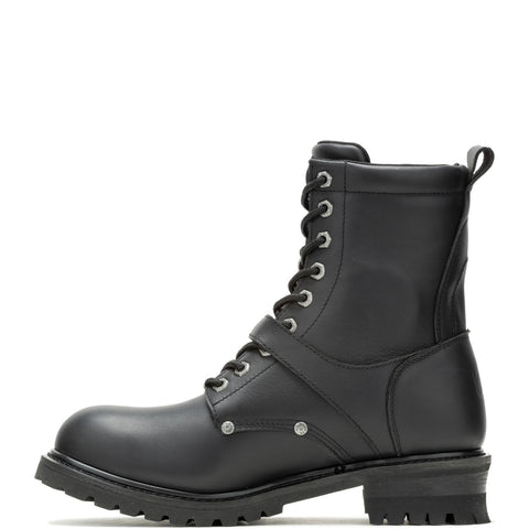 Harley-Davidson Faded Glory Skull D96299 Mens Black Motorcycle Boots