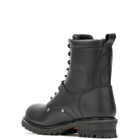 Harley-Davidson Faded Glory Skull D96299 Mens Black Motorcycle Boots