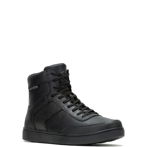 Harley-Davidson Grady D96306 Mens Black Leather Lifestyle Sneakers Shoes