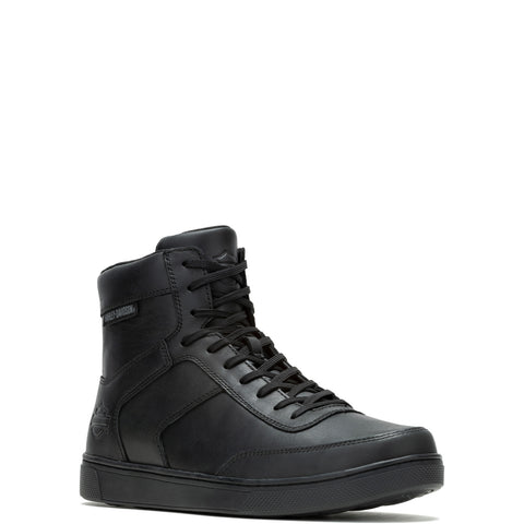 Harley-Davidson Grady D96306 Mens Black Leather Lifestyle Sneakers Shoes