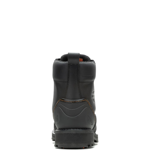 Harley-Davidson Shrader D96311 Mens Black Leather Lace Up Motorcycle Boots