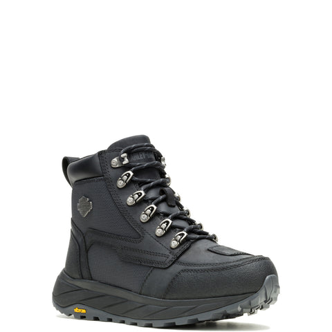 Harley-Davidson Greyford 4.75 Inch D96323 Mens Black Motorcycle Boots