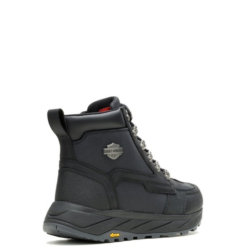Harley-Davidson Greyford 4.75 Inch D96323 Mens Black Motorcycle Boots