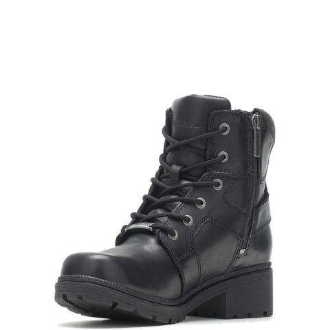 Harley-Davidson Jocelyn 6" Lace Up D83775 Womens Black Motorcycle Boots