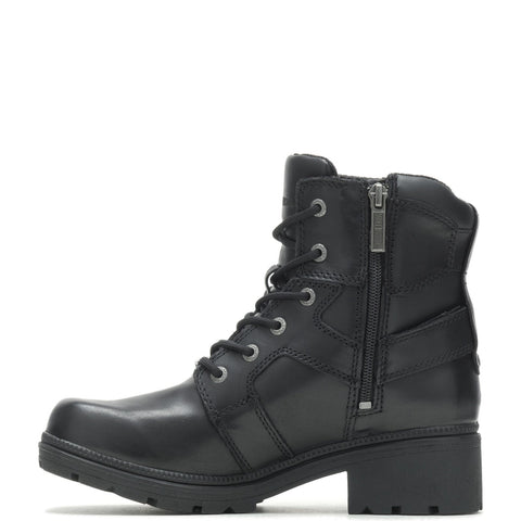 Harley-Davidson Jocelyn 6" Lace Up D83775 Womens Black Motorcycle Boots