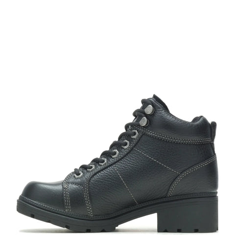 Harley-Davidson Tyler Chukka Lace To Toe D84280 Womens Black Motorcycle Boots