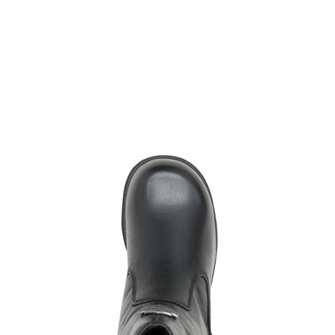 Harley-Davidson Madera 7" D84406 Womens Black Leather Zipper Motorcycle Boots