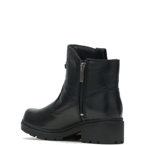 Harley-Davidson Madera 7" D84406 Womens Black Leather Zipper Motorcycle Boots