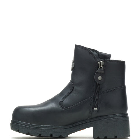 Harley-Davidson Camfield ST 7" Steel Toe D84462 Womens Black Motorcycle Boots