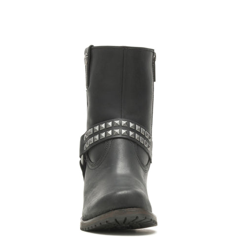 Harley-Davidson Tamori Harness D84670 Womens Black Zipper Motorcycle Boots