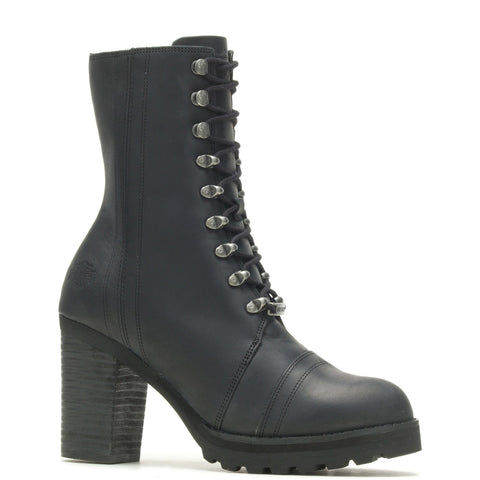 Harley-Davidson Seneca 7" Lace Up D84701 Womens Black Motorcycle Boots
