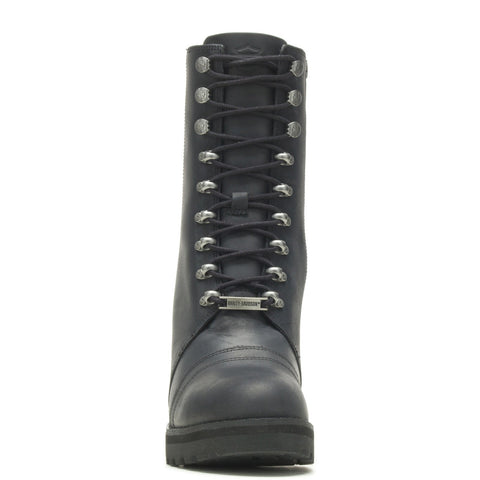 Harley-Davidson Seneca 7" Lace Up D84701 Womens Black Motorcycle Boots