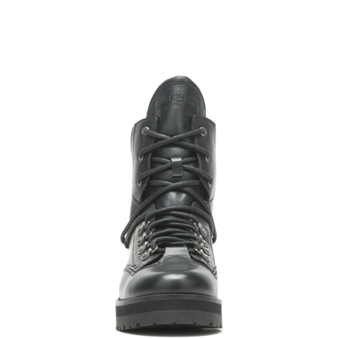 Harley-Davidson Aldrin 6" Lace D84756 Womens Black Leather Motorcycle Boots