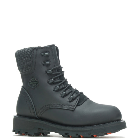 Harley-Davidson Landers 6" D84757 Womens Black Leather Motorcycle Boots