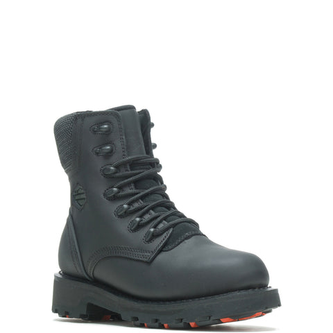 Harley-Davidson Landers 6" D84757 Womens Black Leather Motorcycle Boots