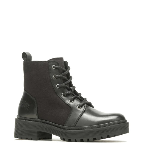 Harley Davidson Valene Canvas 5" D84778 Womens Black Motorcycle Boots