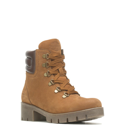 Harley-Davidson Trawood D84790 Womens Brown Nubuck Motorcycle Boots