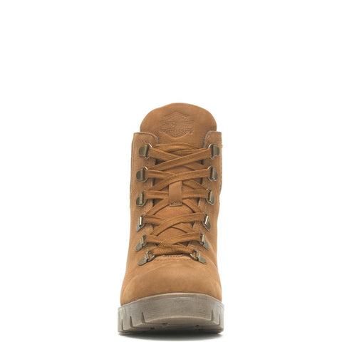 Harley-Davidson Trawood D84790 Womens Brown Nubuck Motorcycle Boots