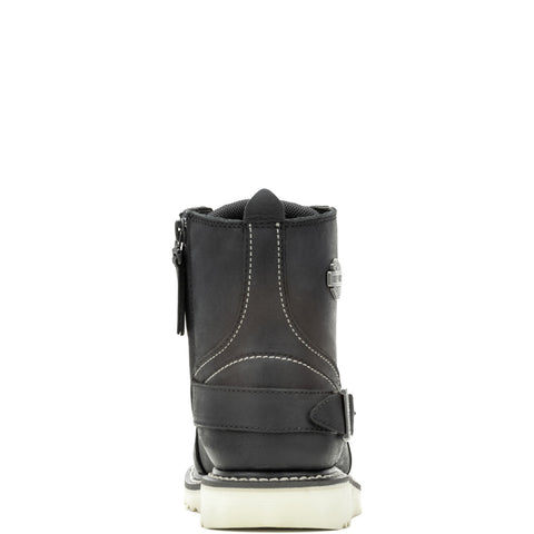 Harley-Davidson Jaynes 5" Lace D84797 Womens Black Leather Motorcycle Boots