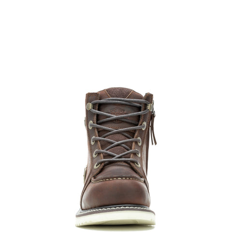 Harley-Davidson Jaynes 5" Lace D84798 Womens Brown Leather Motorcycle Boots