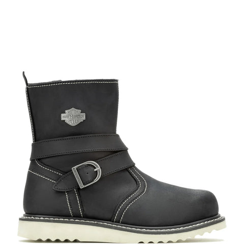 Harley Davidson Jaynes 7" Engineer D84799 Womens Black Motorcycle Boots