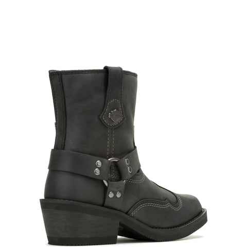 Harley-Davidson Korsen Short West 6" D84808 Womens Black Casual Dress Boots