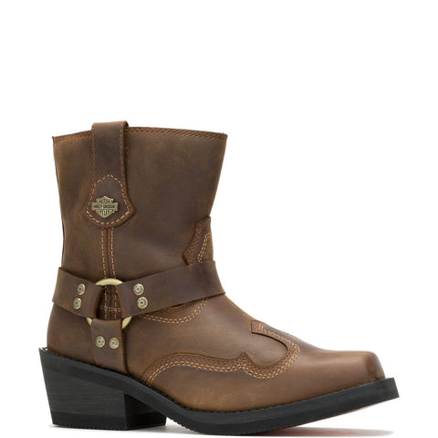 Harley-Davidson Korsen Short West 6" D84809 Womens Brown Casual Dress Boots