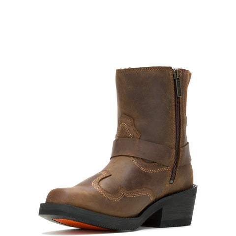 Harley-Davidson Korsen Short West 6" D84809 Womens Brown Casual Dress Boots