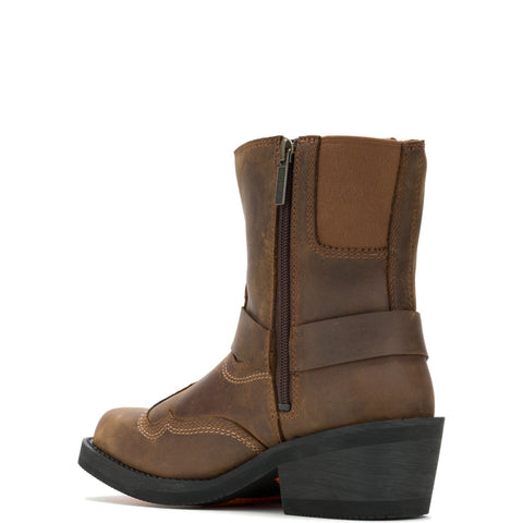 Harley-Davidson Korsen Short West 6" D84809 Womens Brown Casual Dress Boots