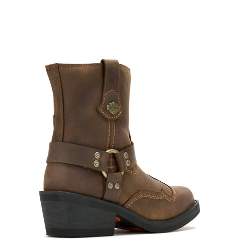 Harley-Davidson Korsen Short West 6" D84809 Womens Brown Casual Dress Boots
