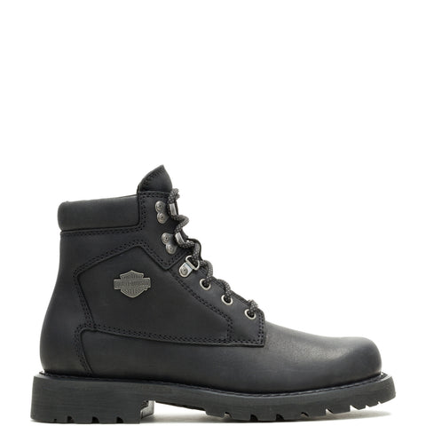 Harley-Davidson Badlands D84835 Womens Black Leather Motorcycle Boots