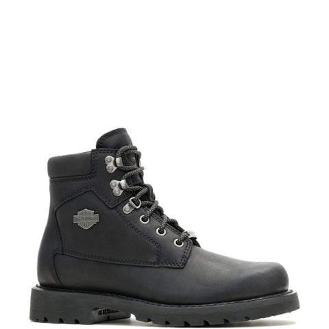 Harley-Davidson Badlands D84835 Womens Black Leather Motorcycle Boots