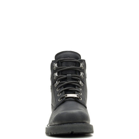 Harley-Davidson Badlands D84835 Womens Black Leather Motorcycle Boots