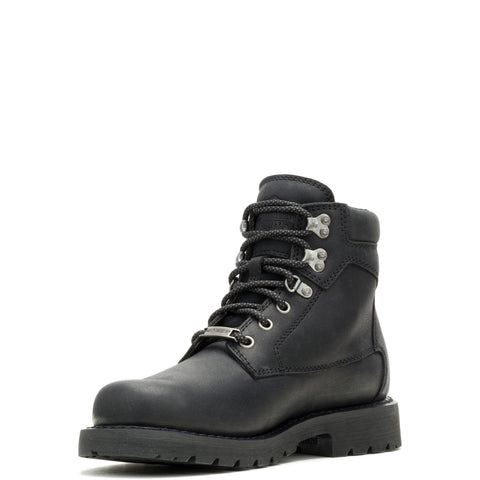 Harley-Davidson Badlands D84835 Womens Black Leather Motorcycle Boots