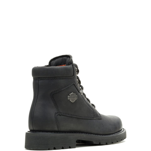 Harley-Davidson Badlands D84835 Womens Black Leather Motorcycle Boots