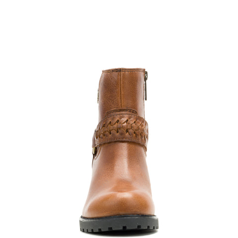 Harley-Davidson Kitty Harness 5" Harness Boot Womens Brown Motorcycle Boots