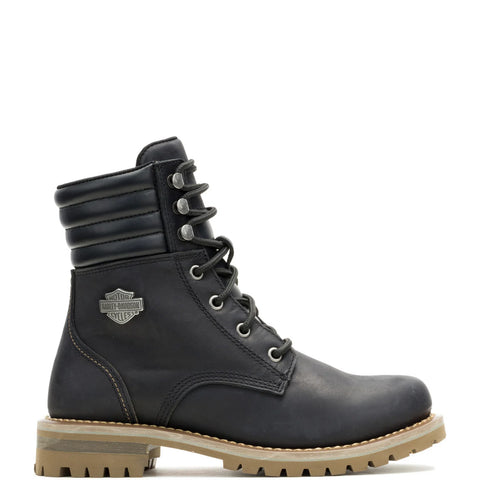 Harley-Davidson Gynger Lace 6" Lace Up D84843 Womens Black Motorcycle Boots