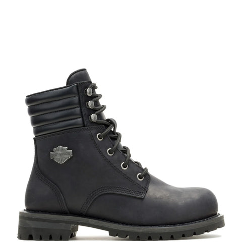 Harley-Davidson Gynger Lace ST 6" D84845 Womens Black Motorcycle Boots