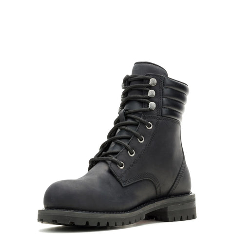 Harley-Davidson Gynger Lace ST 6" D84845 Womens Black Motorcycle Boots