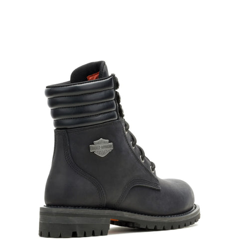 Harley-Davidson Gynger Lace ST 6" D84845 Womens Black Motorcycle Boots