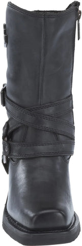 Harley-Davidson Ingleside 10.5" Harness D87091 Womens Black Motorcycle Boots